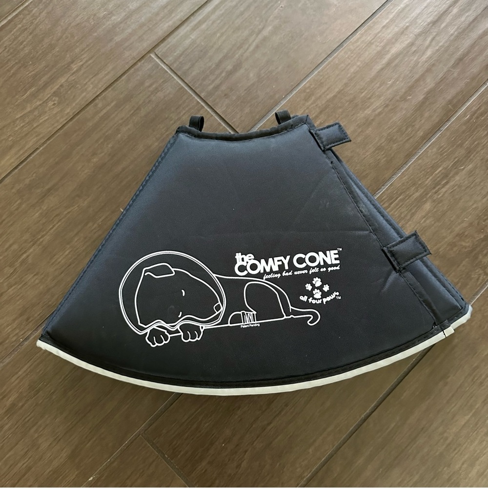 Black Dog Comfy Cone - more comfortable